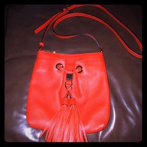 Michael Kors coral crossbody purse